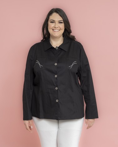 CAMICIA POP+STRASS