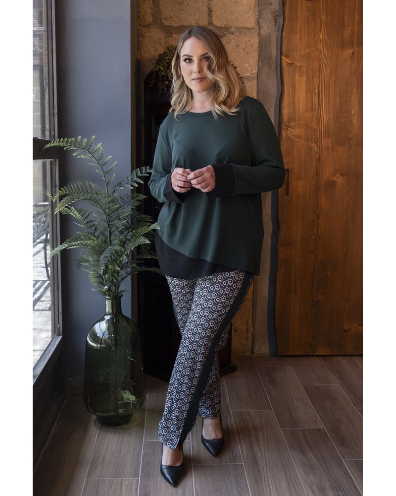 PANTALONE SCUBA STAMPATO