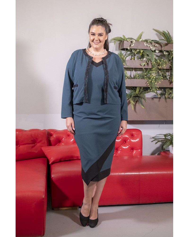 COMPLETO TUBINO CON BOLERO
