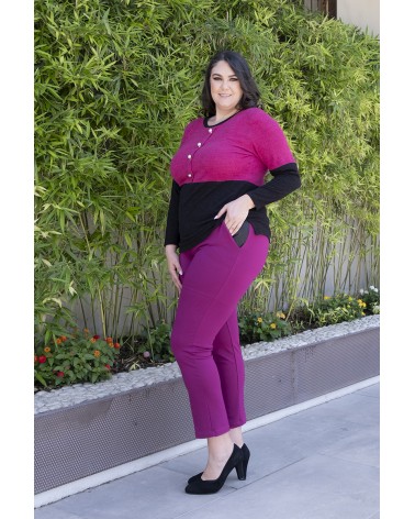 PANTALONE CINTA PELLE