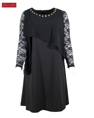 FRANCES FERRI: VESTITO MANICHE PIZZO