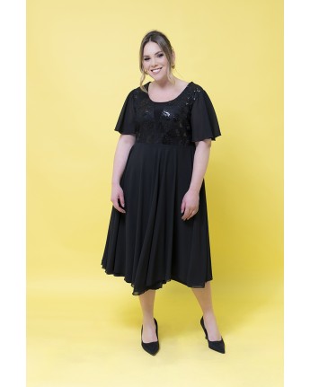 ABITO GEORGETTE E PAILLETTES