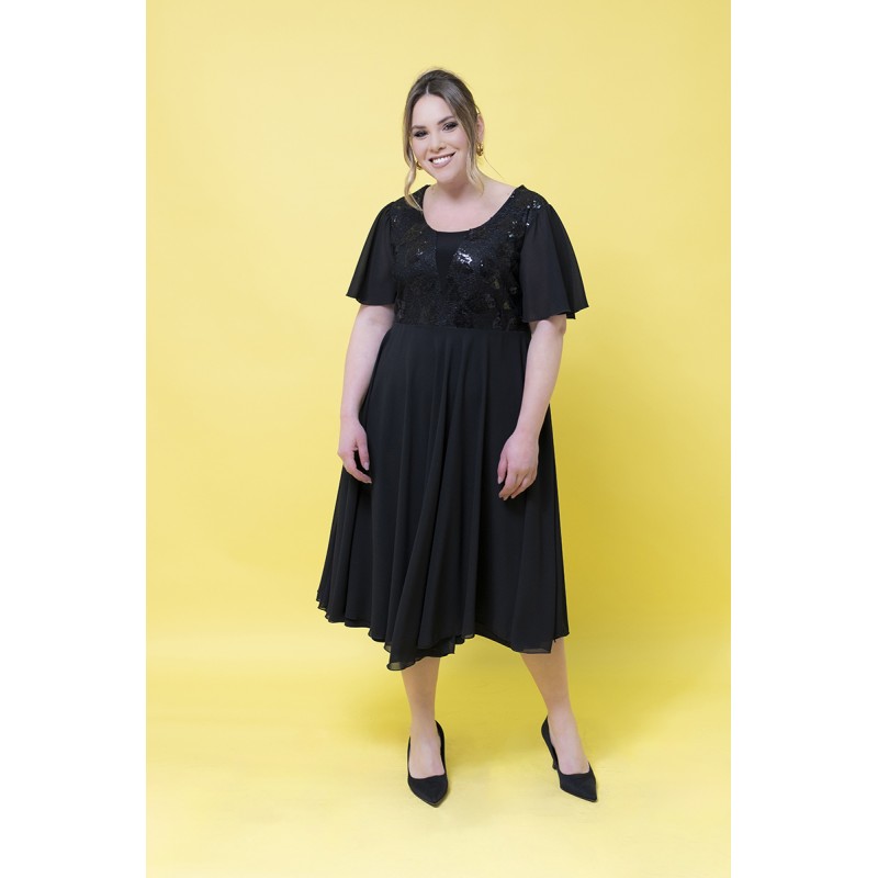 ABITO GEORGETTE E PAILLETTES