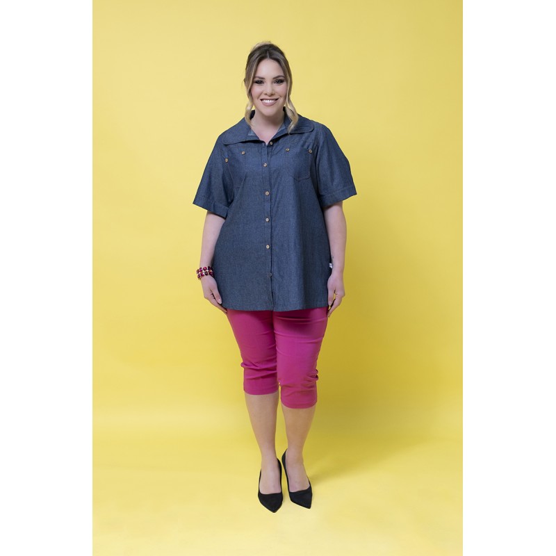 PANTALONE CAPRI ELASTICO