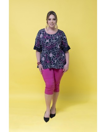 PANTALONE CAPRI ELASTICO