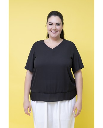 BLUSA GEORGETTE NASTRO