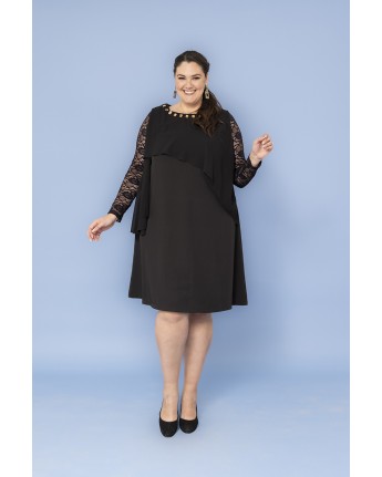 FRANCES FERRI: VESTITO MANICHE PIZZO