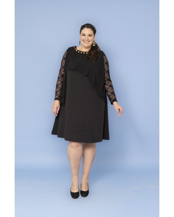 FRANCES FERRI: VESTITO MANICHE PIZZO