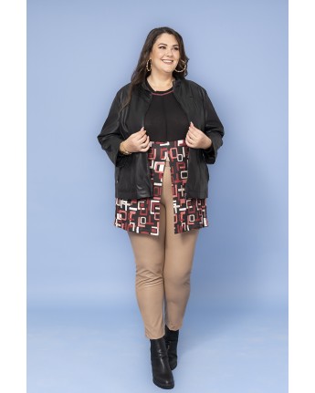 GIACCA ECOPELLE 3 ZIP