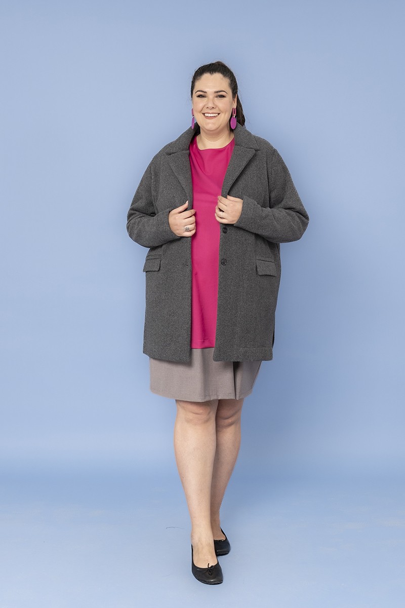 FRANCES FERRI: CAPPOTTINO 7/8 MELANGE