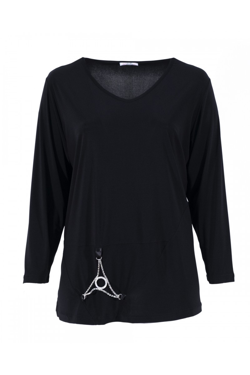 MAGLIA ITJ SCOLLO A V E GIOIELLO