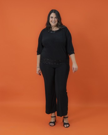 CASACCA CON RIPORTI IN PAILLETTES