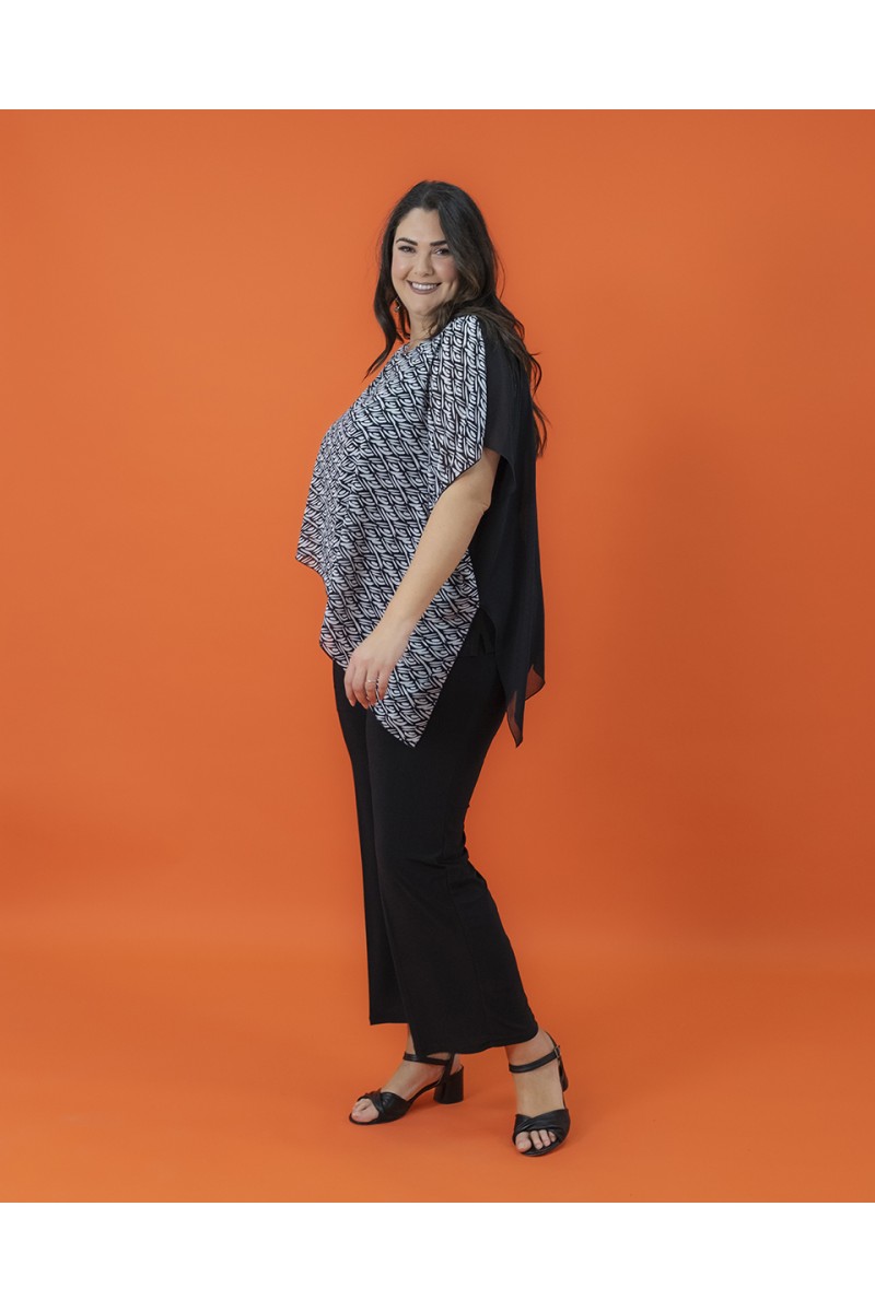 COMPLETO CAFTANO GEORGETTE