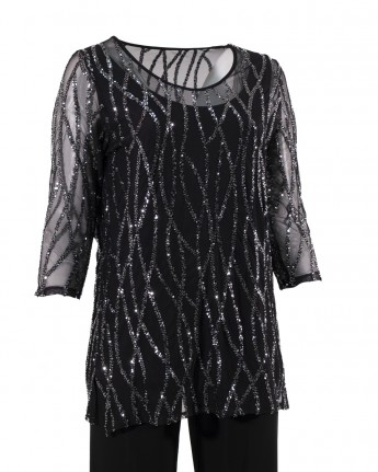 COMPLETO TRE PEZZI PAILLETTES