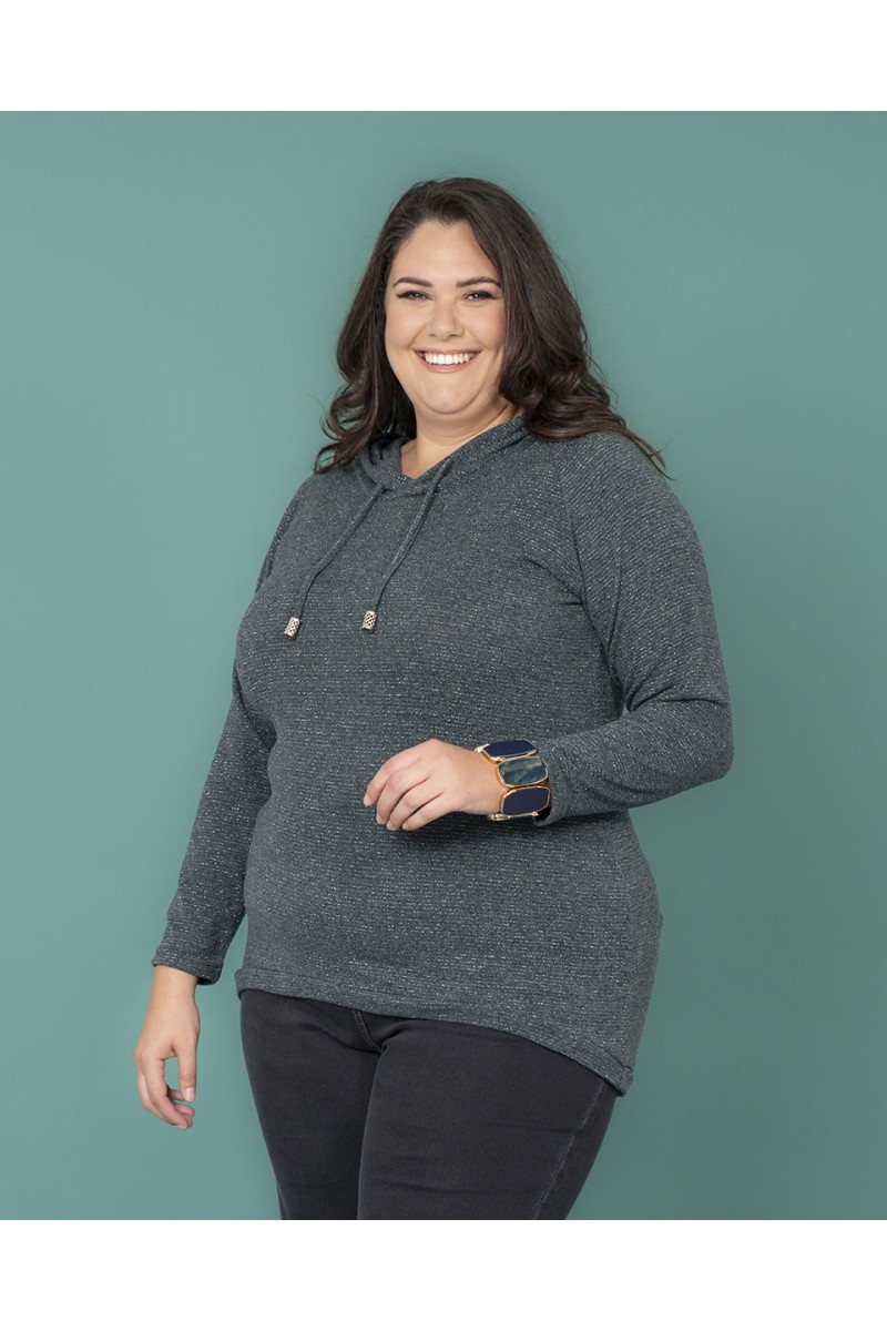 MAGLIA LUREX CAPPUCCIO