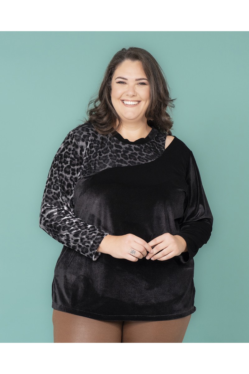 MAGLIA CINIGLIA LEOPARDO