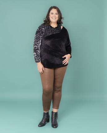 MAGLIA CINIGLIA LEOPARDO