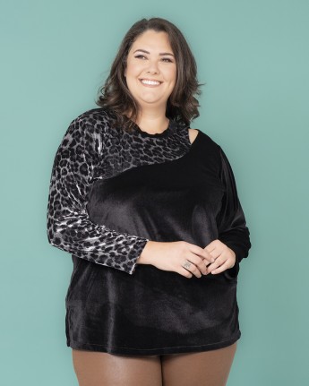 MAGLIA CINIGLIA LEOPARDO
