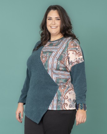MAGLIA OVER INSERTO FANTASY