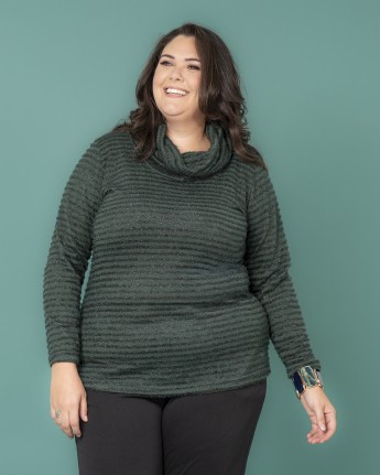 MAGLIA RIGA LUREX COLLONE