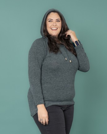 MAGLIA LUREX CAPPUCCIO