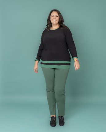 MAGLIA FASCE BICOLORE