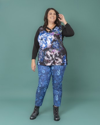 PANTALONE JEANS FLOWER