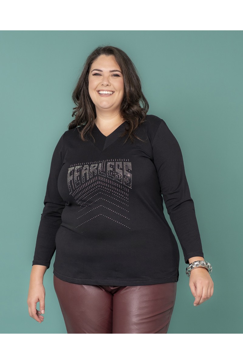 MAGLIA STAMPO "FEARLESS"