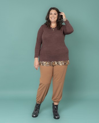 MAGLIA BALZA ANIMALIER