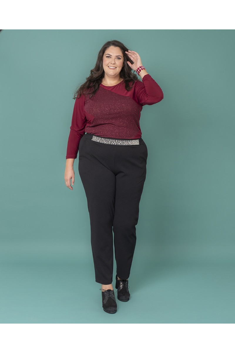 PANTALONE BUSTINO PERLE