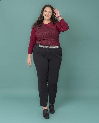 MAGLIA GLITTER ZIG ZAG