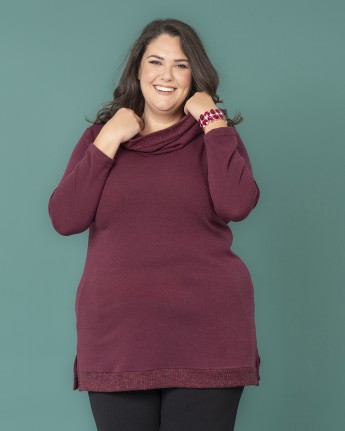 MAGLIA COLLO ANELLO BITESSUTO