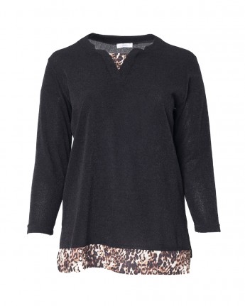 MAGLIA BALZA ANIMALIER