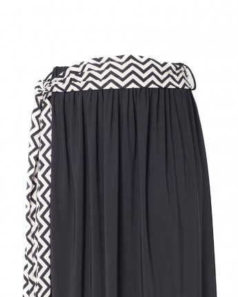 GONNA PAILETTES E CINTURA POIS