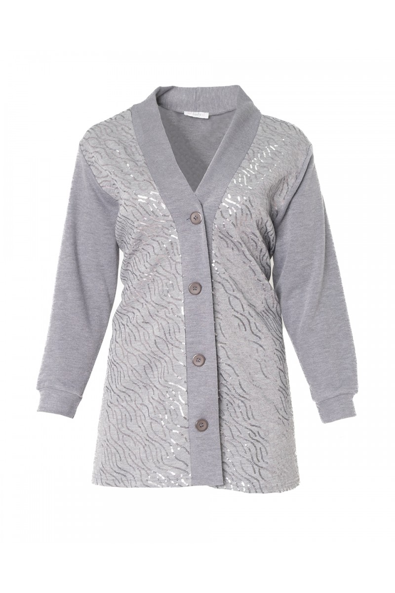 CARDIGAN PAILETTES 4 BOTTONI