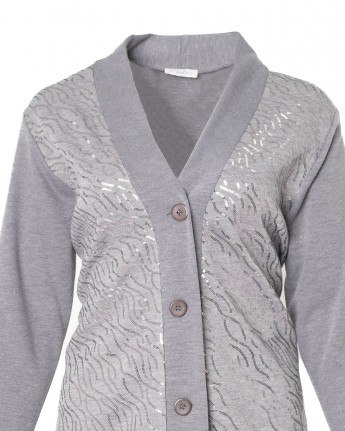 CARDIGAN PAILETTES 4 BOTTONI