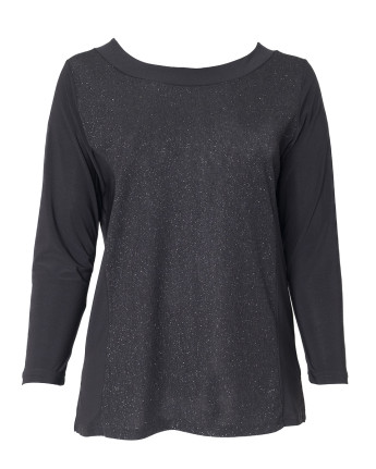 MAGLIA GLITTER GIROCOLLO