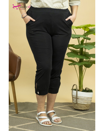 PANTALONE CAPRI BOTTONI
