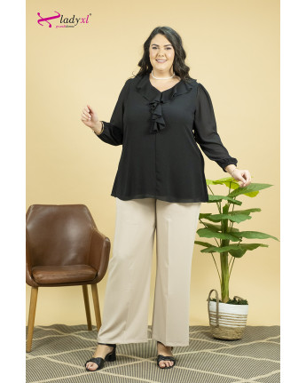 PANTALONE PALAZZO TWILL