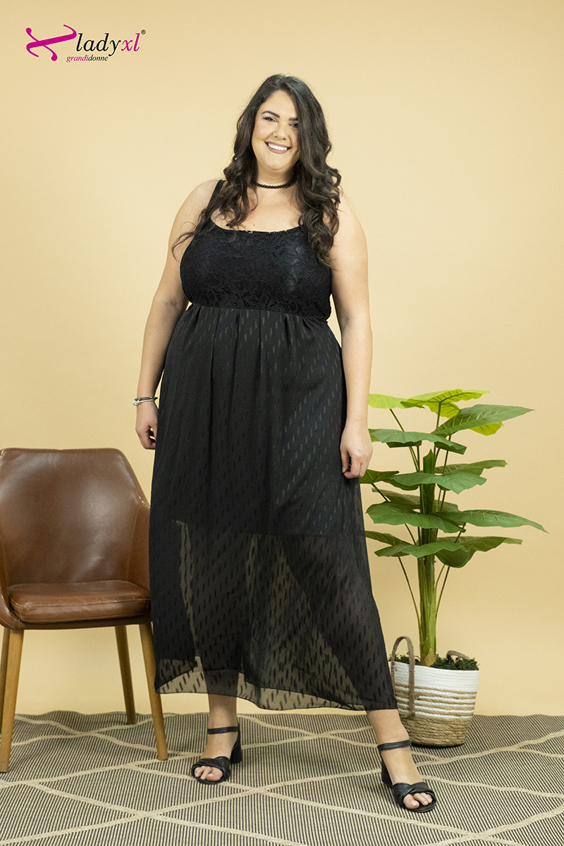 ABITO LUNGO CORPETTO PIZZO