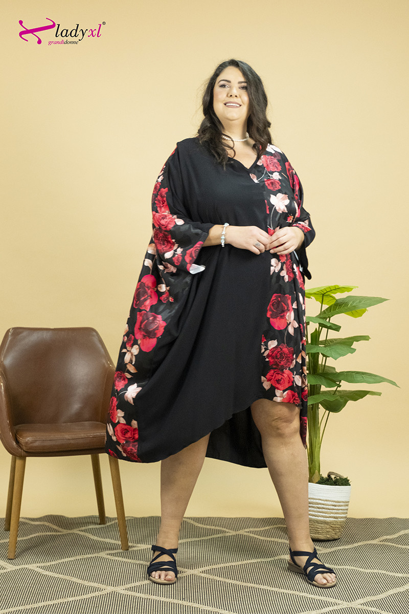 CAFTANO LUNGO FANTASIA ROSE