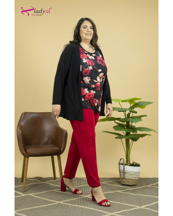 PANTALONE CON FIBBIE PUNTO MILANO