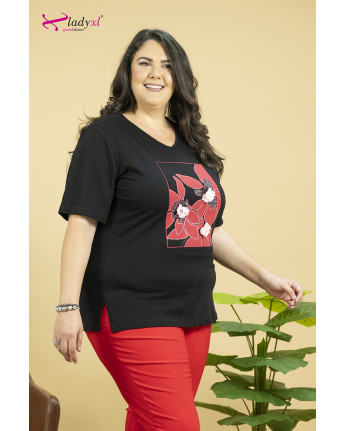 MAGLIA STAMPO 3 FIORI
