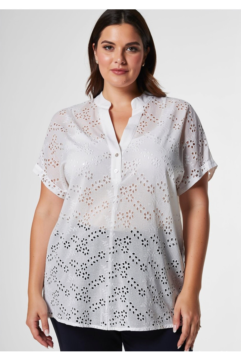CAMICIA PIZZO SANGALLO