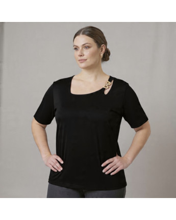 MAGLIA SCOLLO QUADRATO GIOIELLO