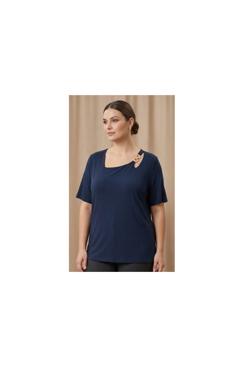 MAGLIA SCOLLO QUADRATO GIOIELLO
