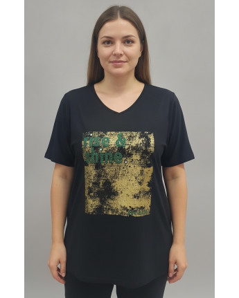 MAGLIA STAMPO "RISE e SHINE"