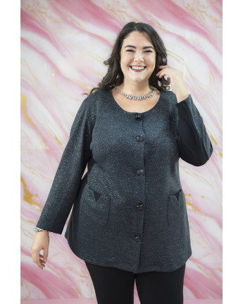 COMPLETO GIACCA E PANTALONE LUREX